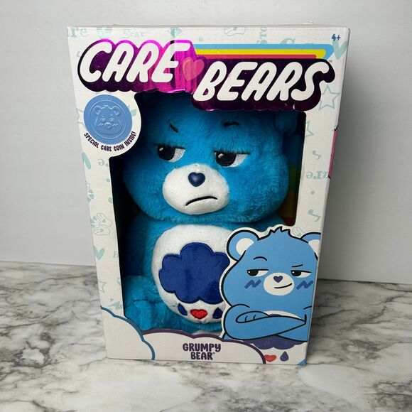 Care Bears Grumpy Raincloud 14” Huggable Plush 2020 NEW IN BOX! - Picture 1 of 4